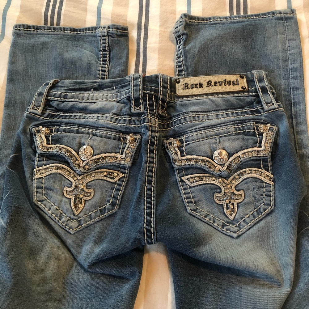 Rock Revival Etty Bootcut Jeans sz 24
